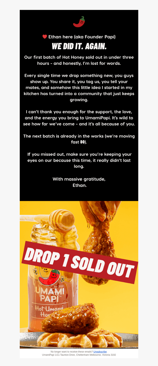 OUR FIRST BATCH IS SOLD OUT!