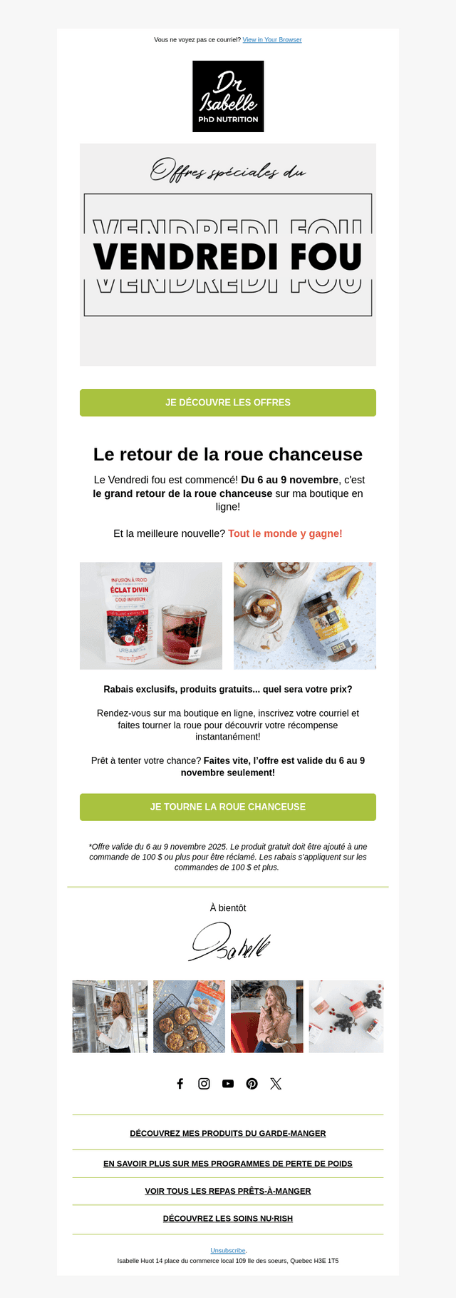 Le vendredi fou est COMMENCÉ!