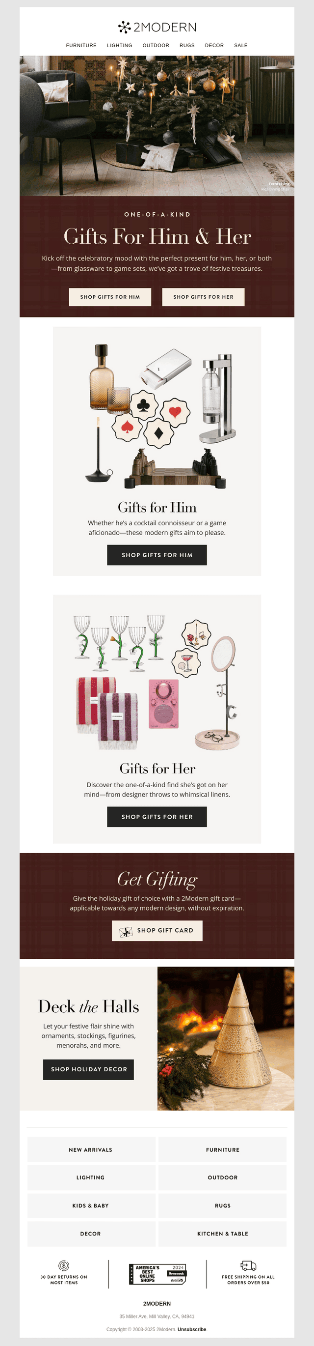 2Modern email from Thu, Nov 6, 2025