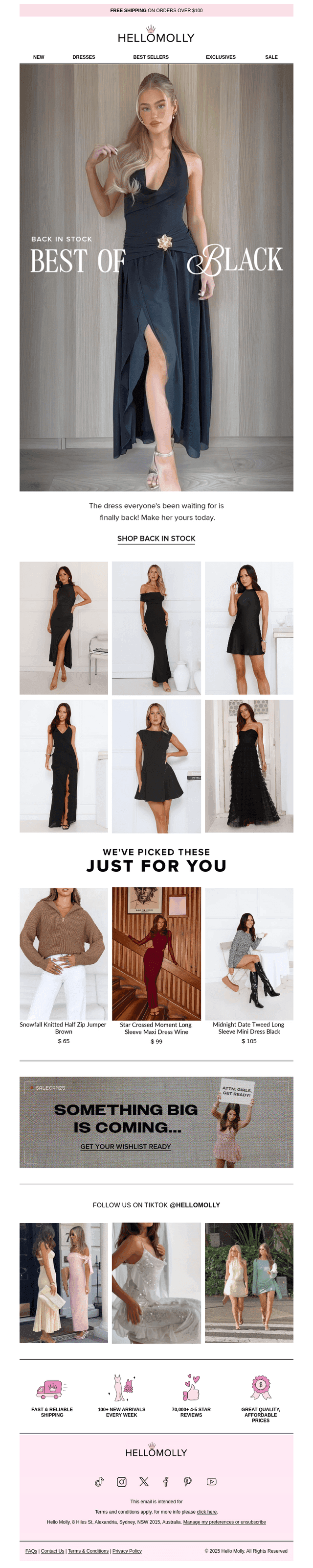 Your Fave Dress Has Returned 🖤