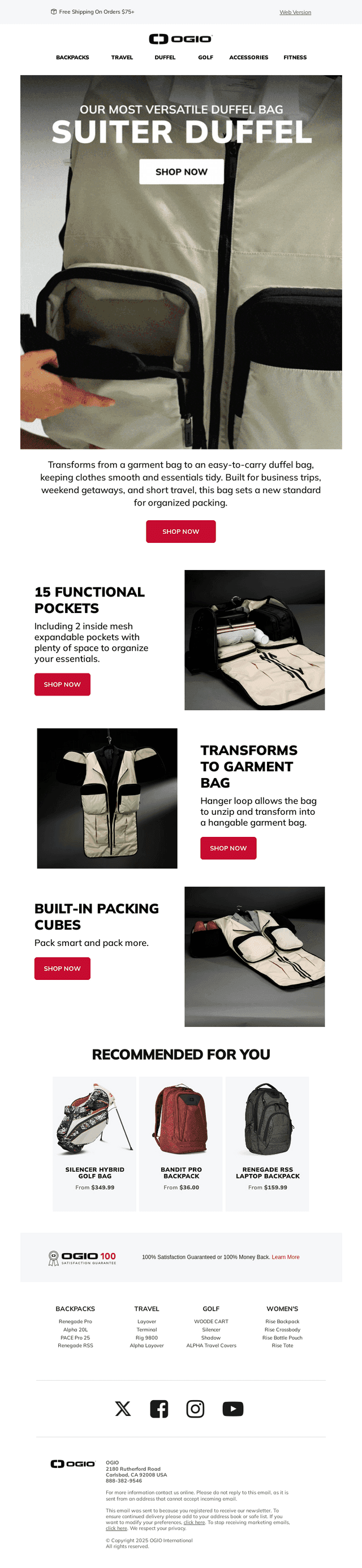 Effortless Travel with One Duffel