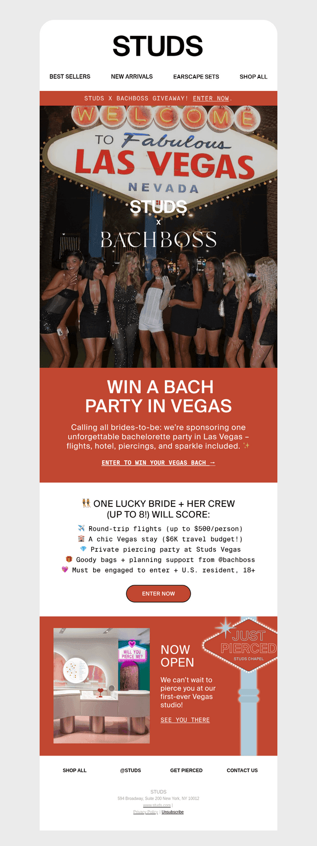 Win a Bachelorette Party in Vegas 👰‍♀️💎