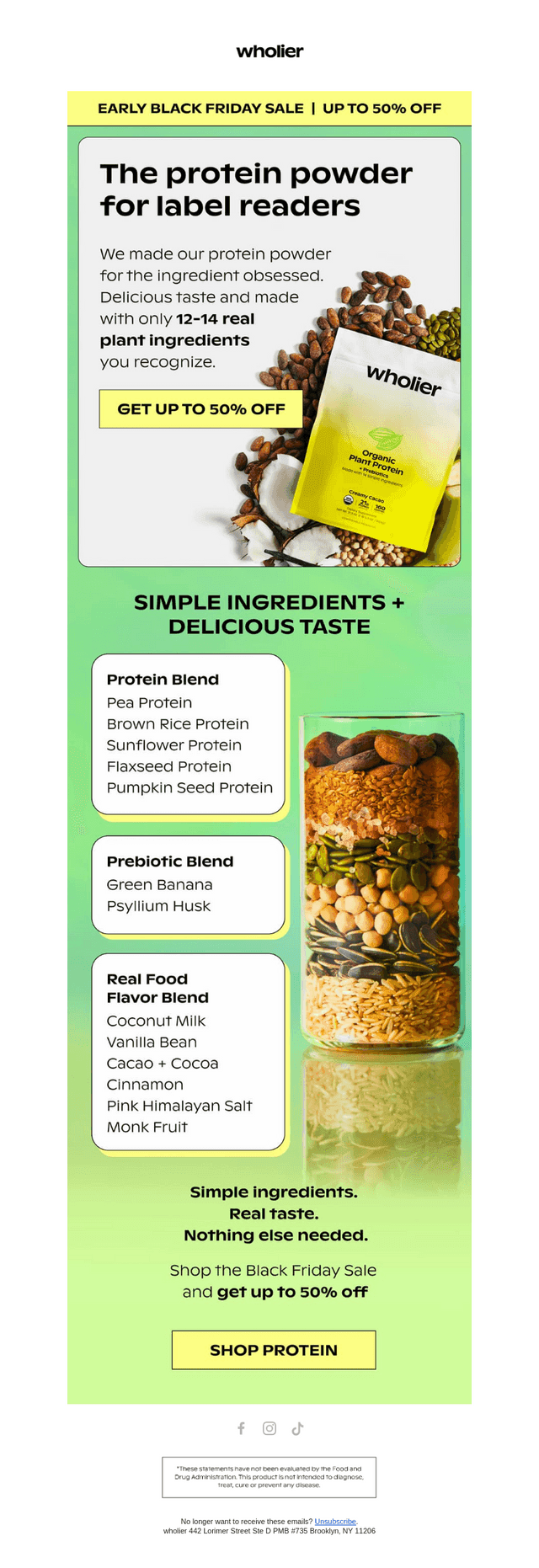The protein that keeps it real 🌿