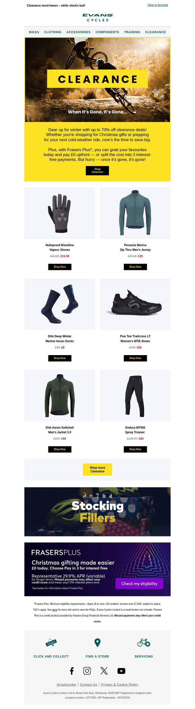 Up to 70% Off Winter Gear