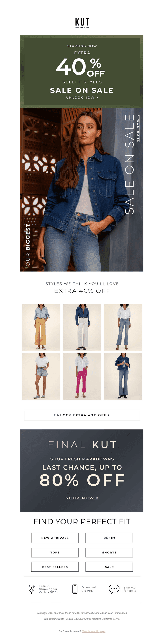 Starts Now: EXTRA 40% OFF SALE ✨