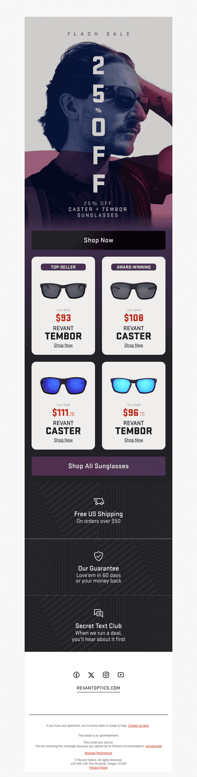 Flash Sale Live: 25% Off Caster & Tembor