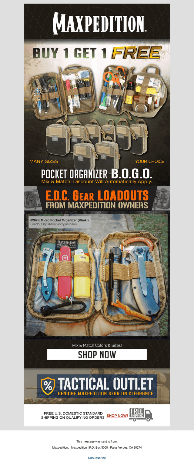 Two-for-One >> EDC Pocket Organizers