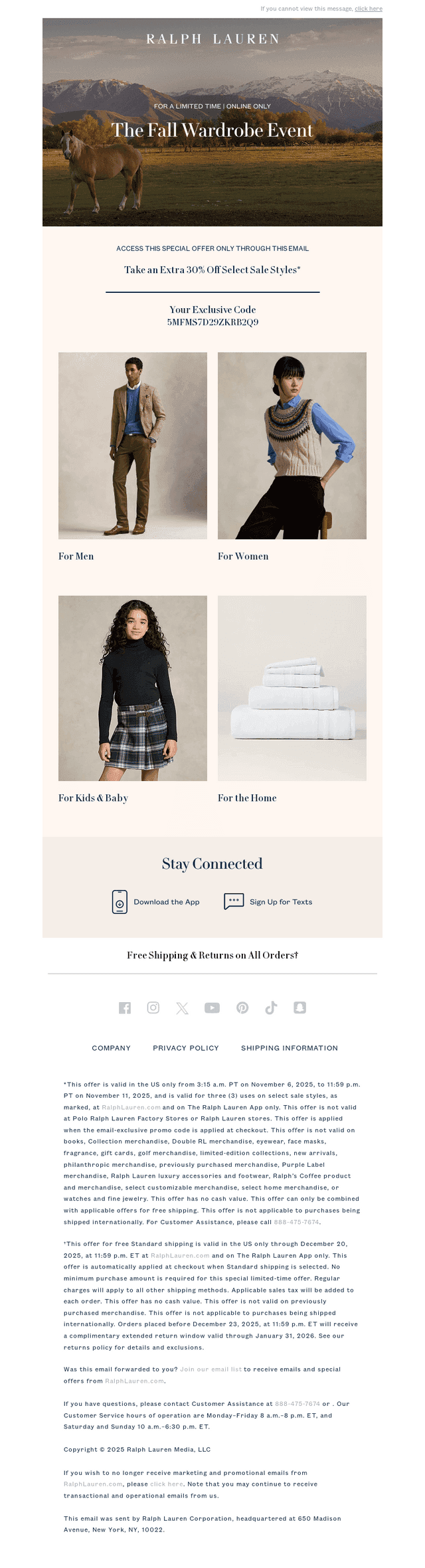 Elevate Your Fall Style With an Extra 30% Off
