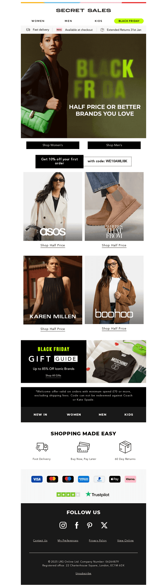 Black Friday steals | Half Price or Better