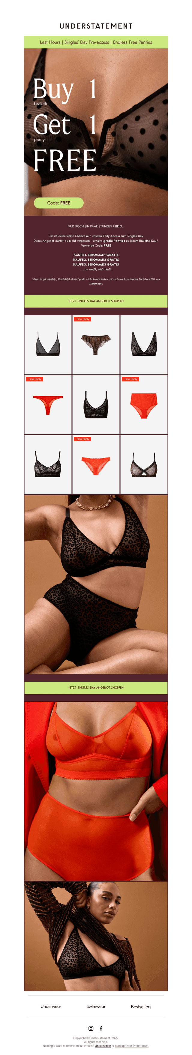Nur noch ein paar Stunden übrig... Singles' Day Pre-Access