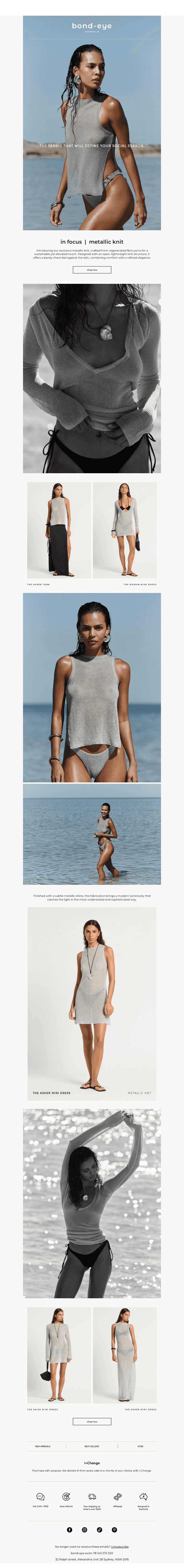 In Focus | New Metallic Knit