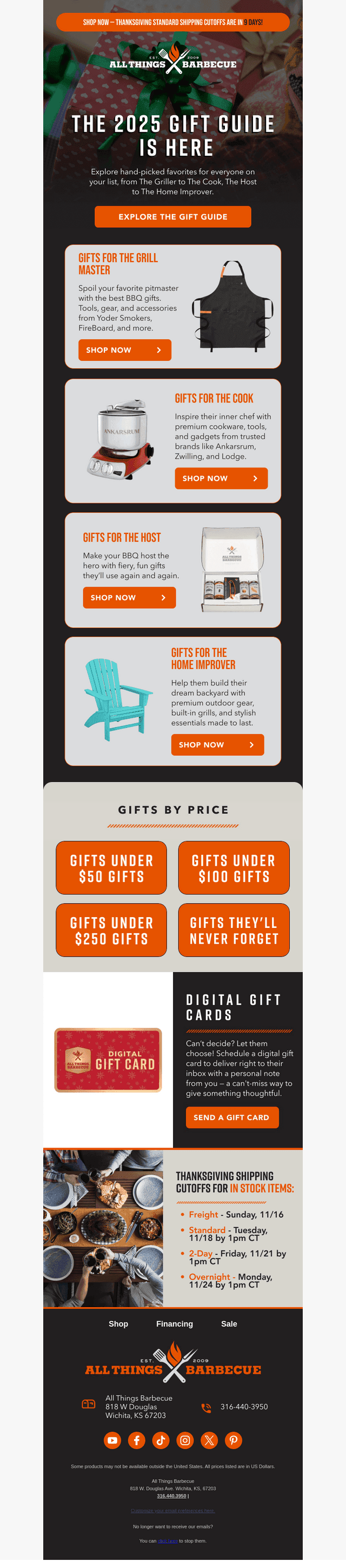 All Things Barbecue email from Sun, Nov 9, 2025