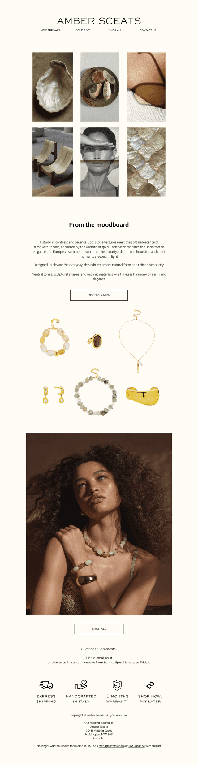 Earth. Light. Gold.