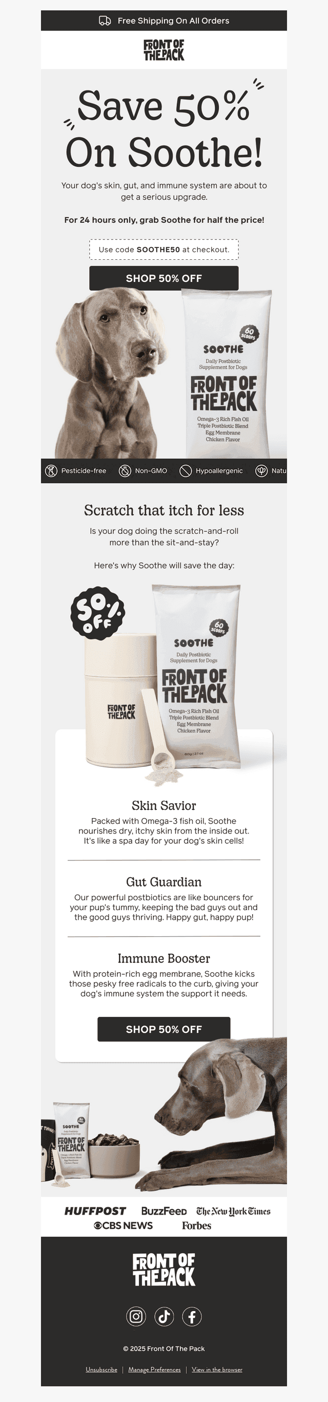 Get Soothe for half price! [24 hours only]