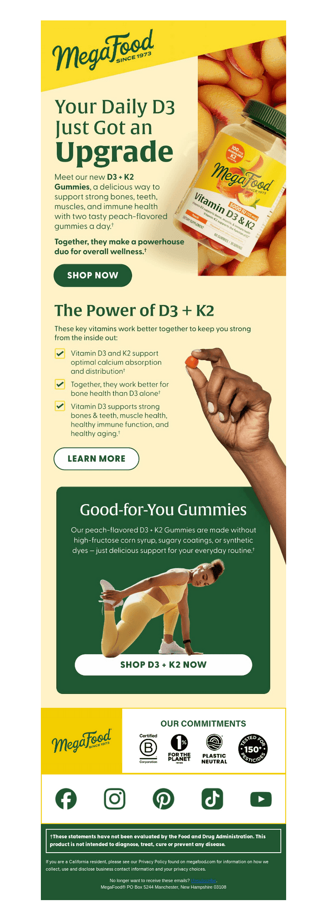 New! Vitamin D3+K2 Gummies