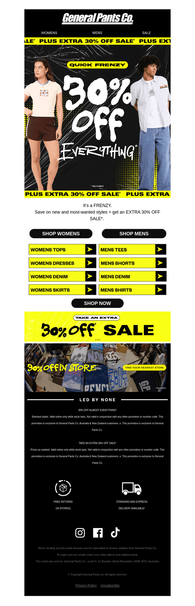 PSA: 30% OFF EVERYTHING* (including SALE) 🚨