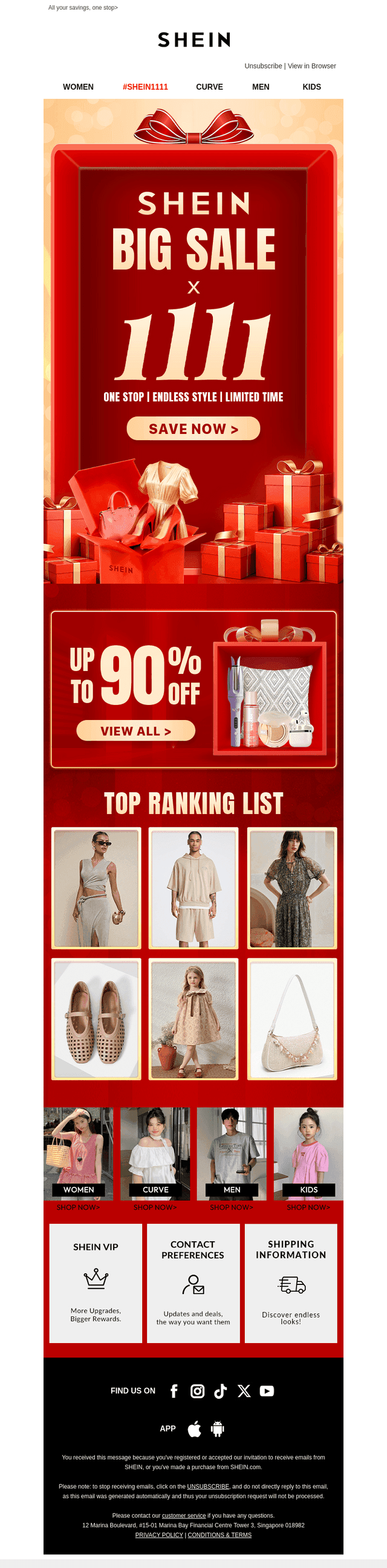 #SHEIN1111📣 | UP TO 90% OFF