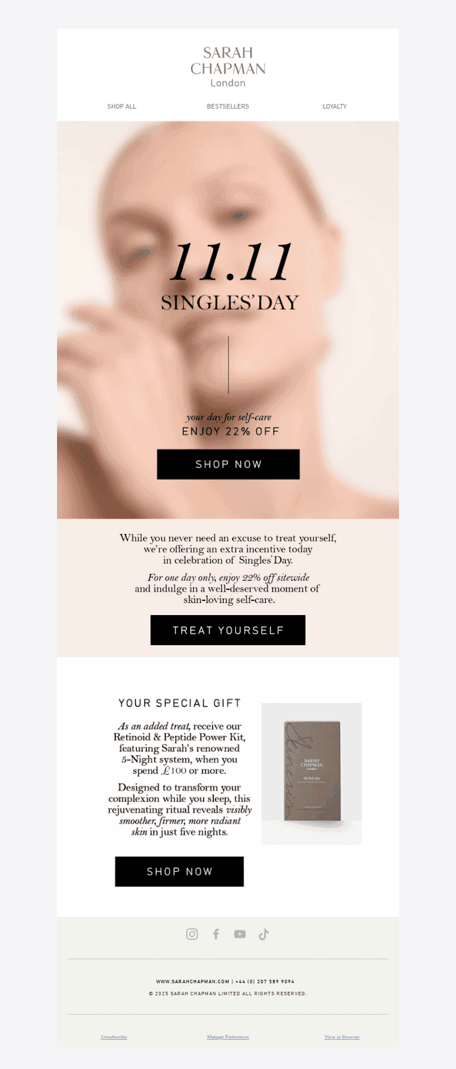 22% Off Everything: One Day Only