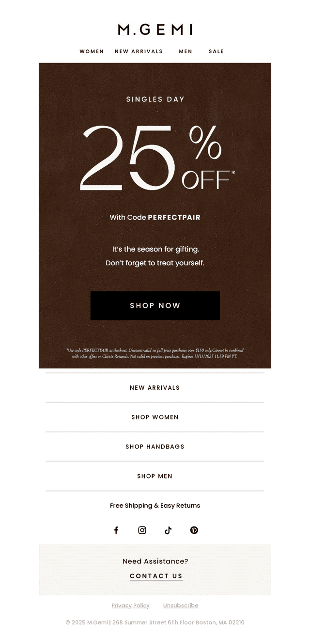 Treat Yourself With 25% Off!