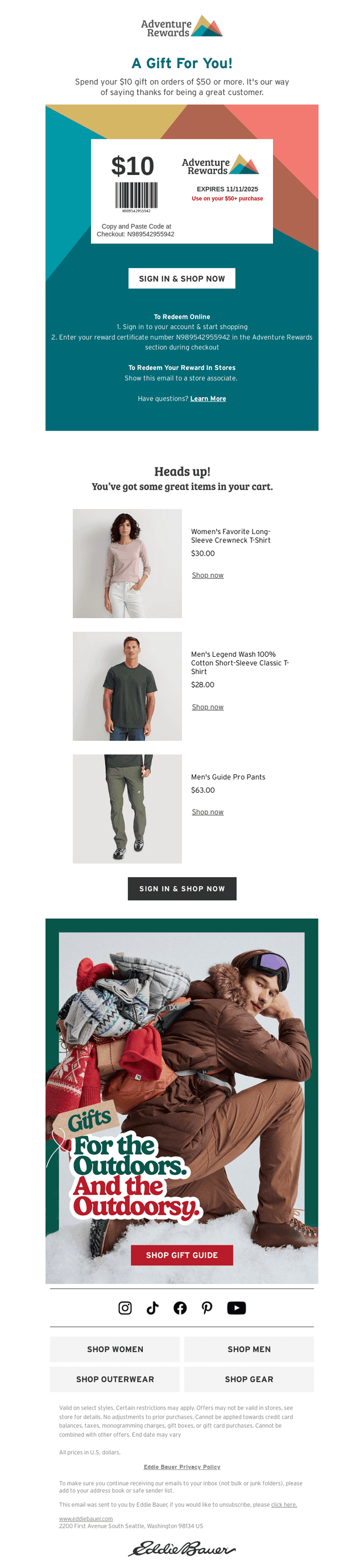 LAST CHANCE! Spend Your $10 Today