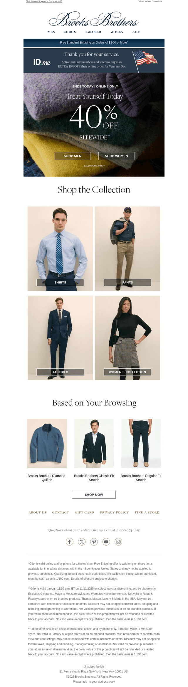 Last Day: 40% off sitewide
