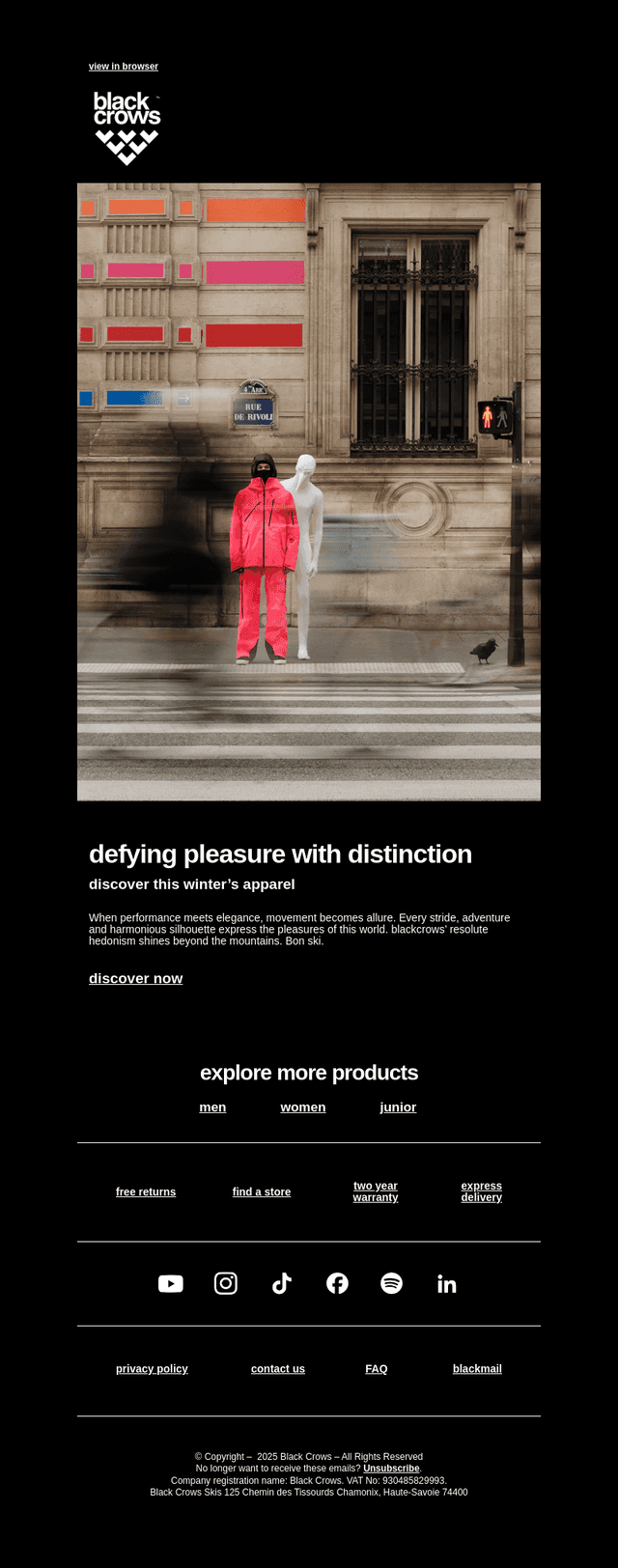 defying pleasure with distinction