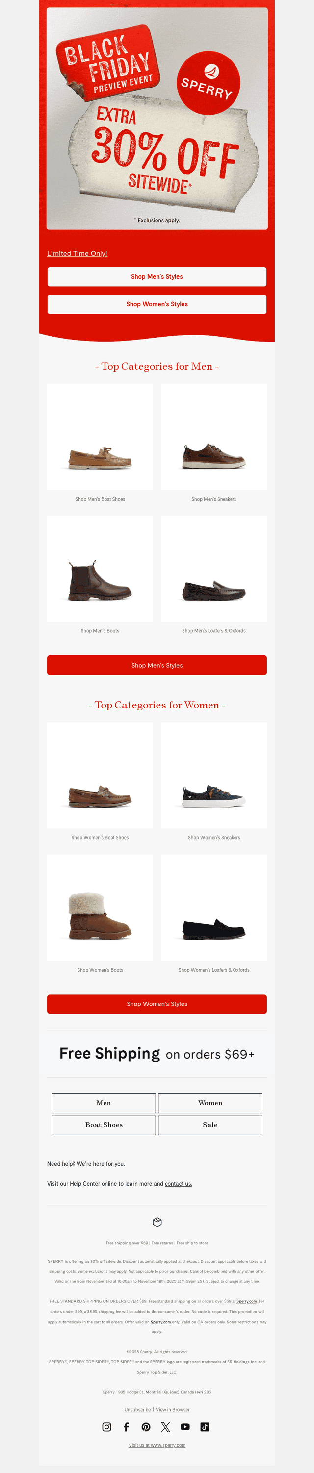 Sperry email from Tue, Nov 11, 2025