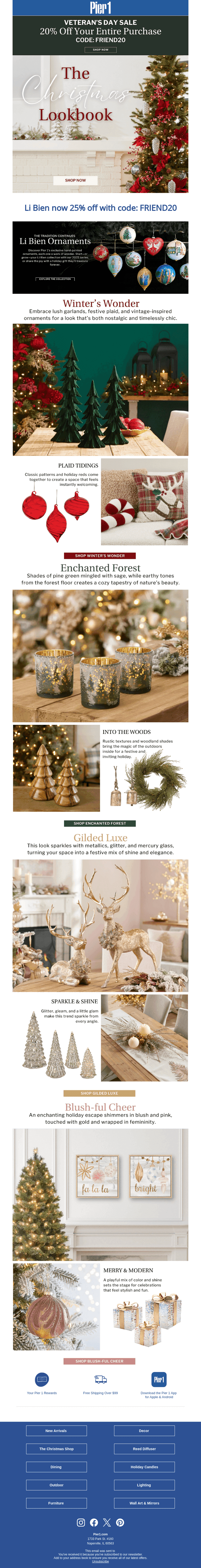 Pier 1 email from Tue, Nov 11, 2025