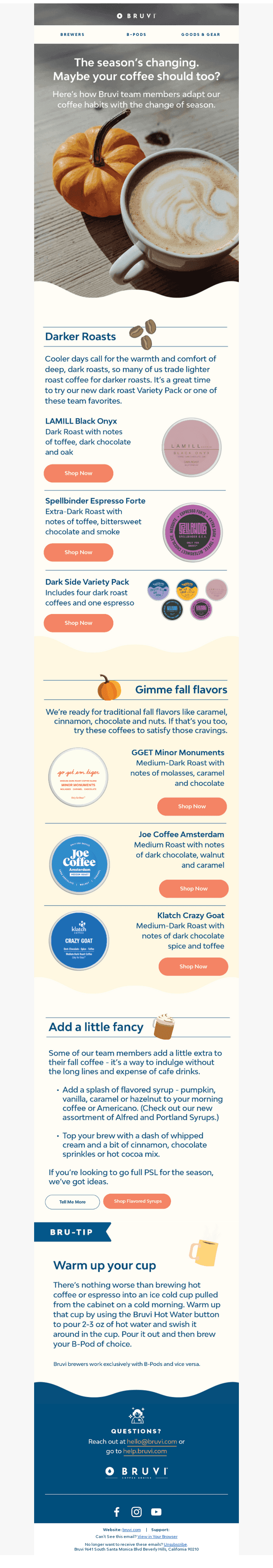 Give your coffee a cozy fall update 🍁 ☕