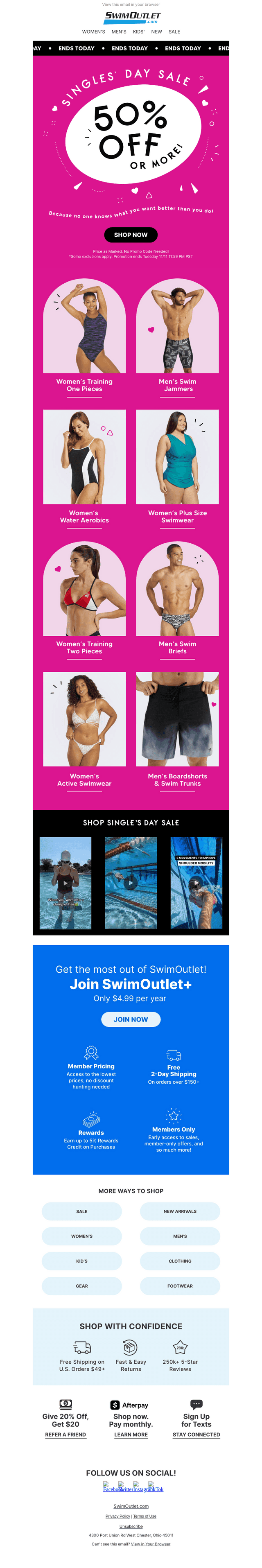 11/11 TAKE 50% OFF OR MORE 💗
