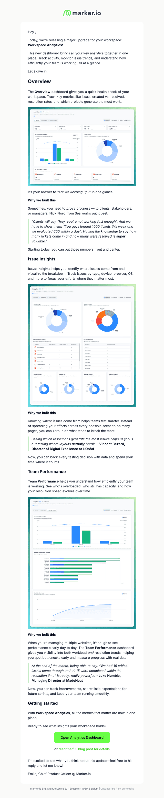 New: Workspace Analytics 📊