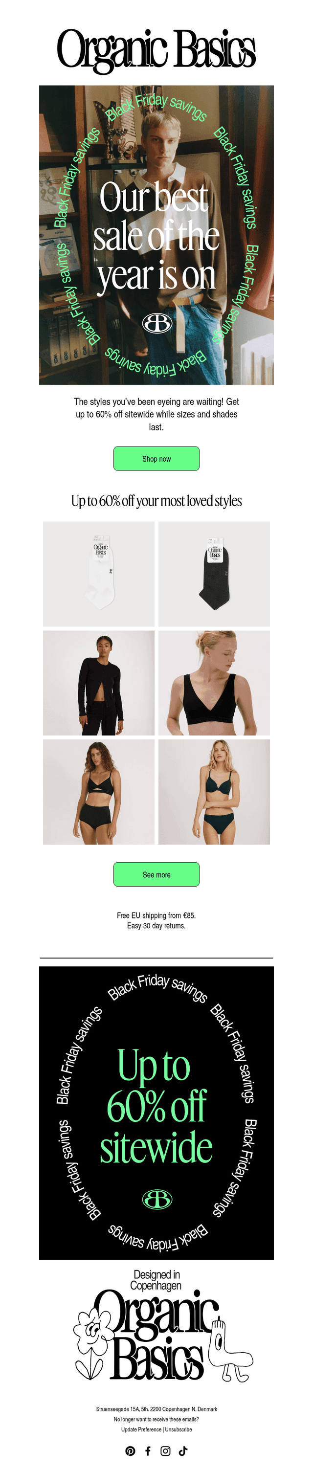 Everything. Now Up to 60% Off.