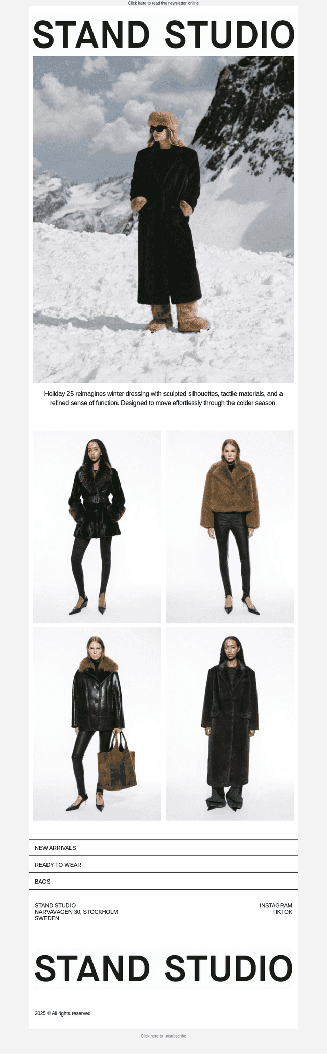 Holiday 25: New Arrivals