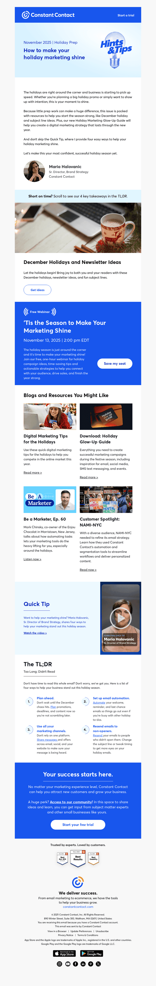 [Hints & Tips] ✨Make your holiday marketing shine