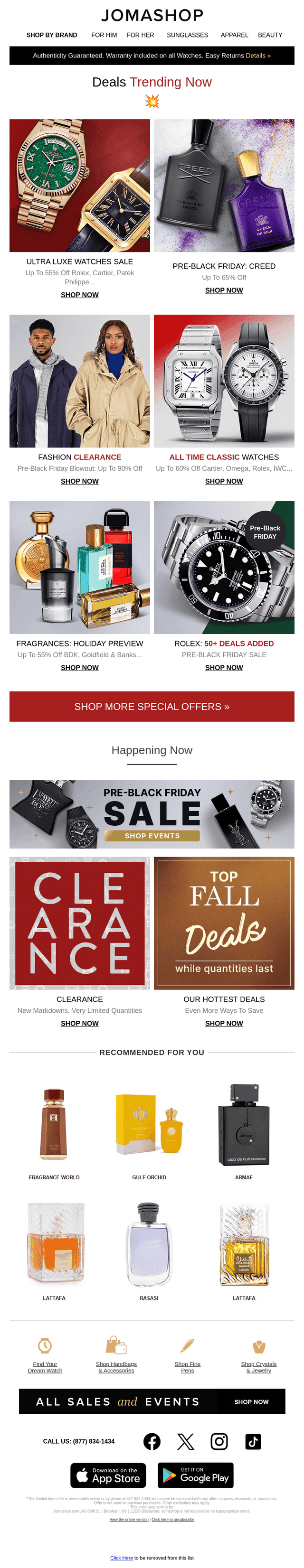 PRE-BLACK FRIDAY DEALS!