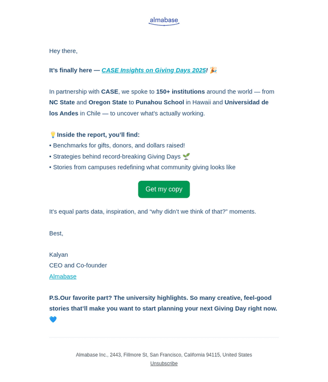 CASE’s insights on Giving Days are here! 🎉