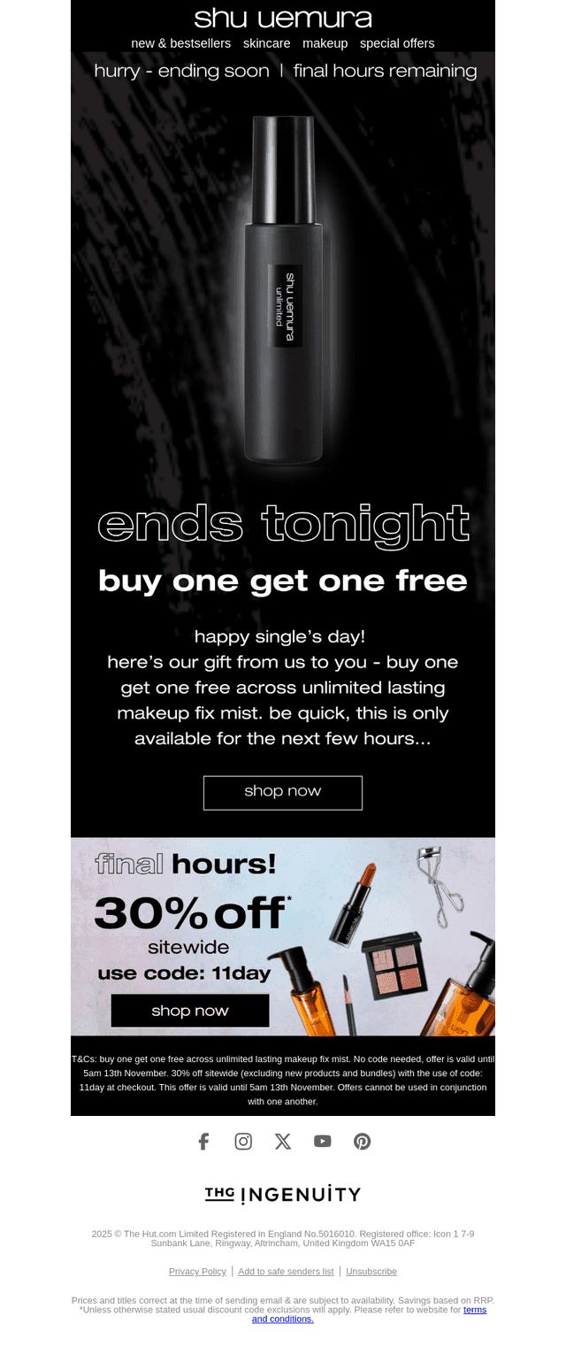 final hours remaining!