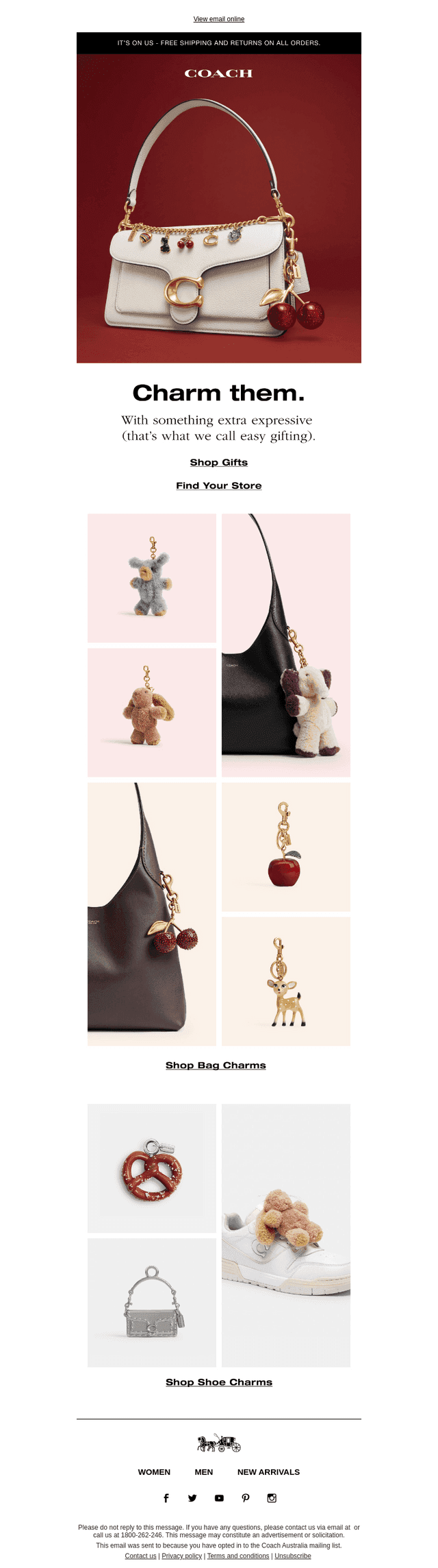 Ultra-Giftable Charms. 🧸🍒🐘🎀🥨