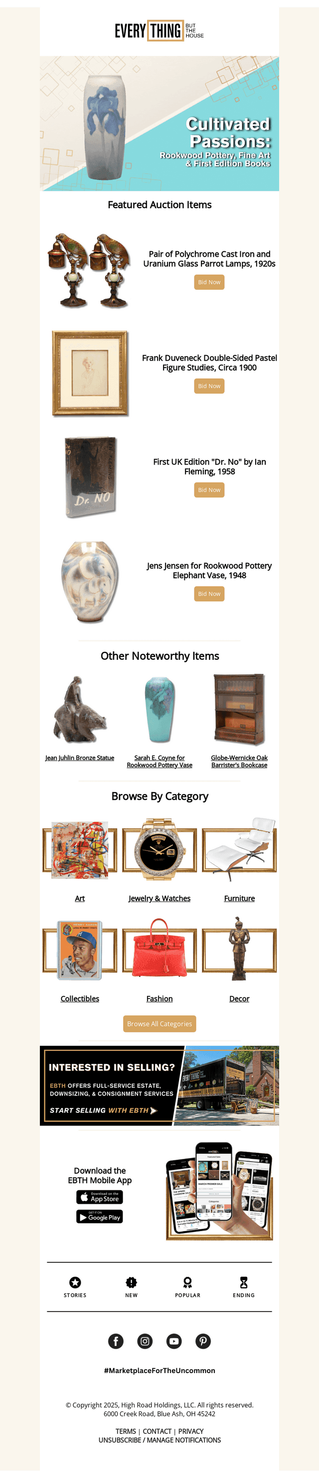 Everything But The House (EBTH) email from Thu, Nov 13, 2025