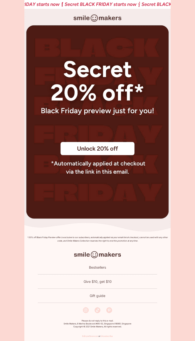 Your secret Black Friday preview 🤫