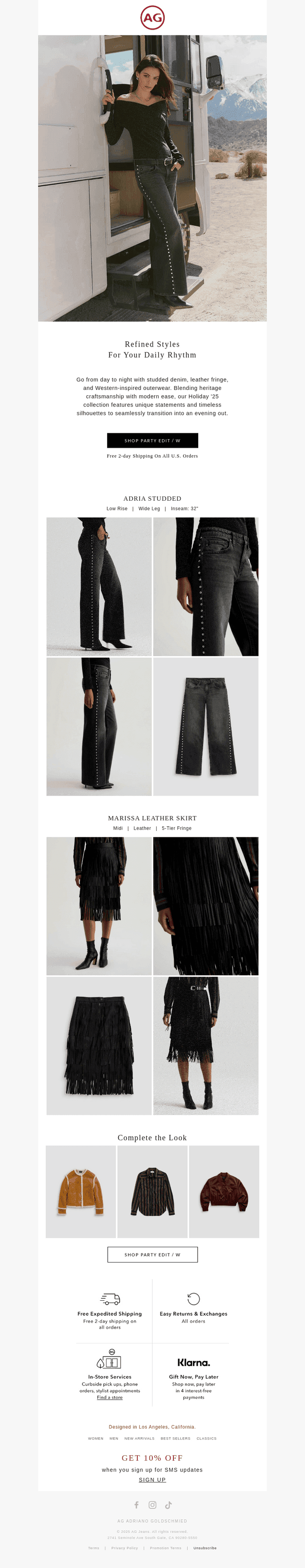 Evenings Out Call for Elegance