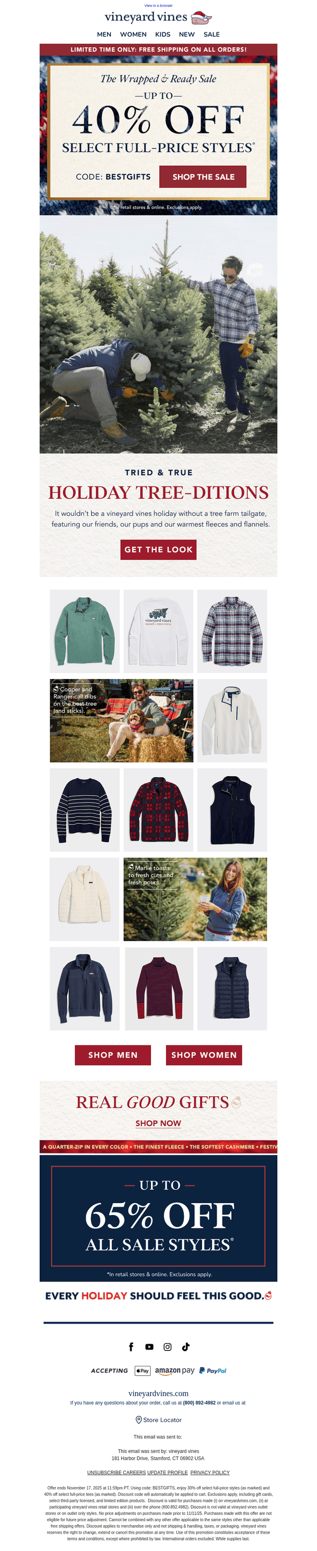 Up To 40% OFF Your Tree Tailgate Uniform