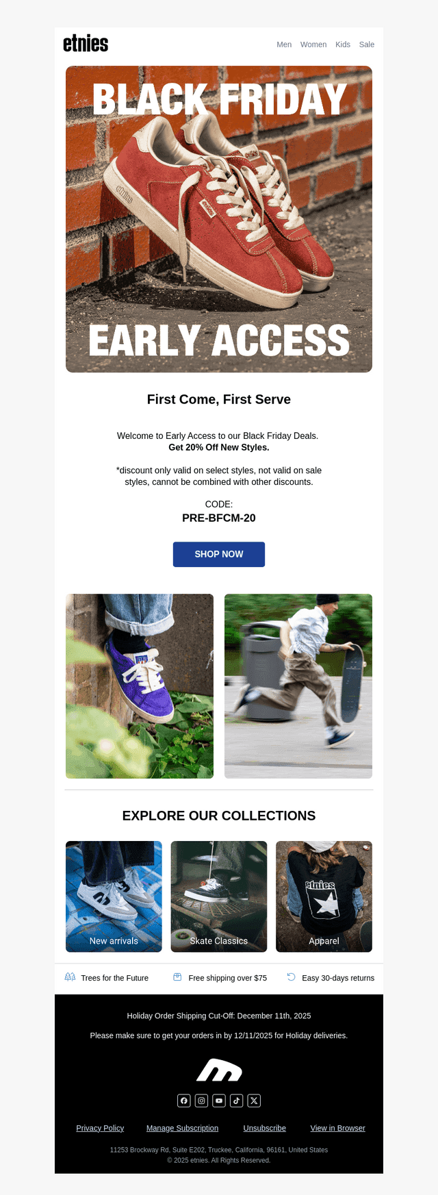 Black Friday Early Access