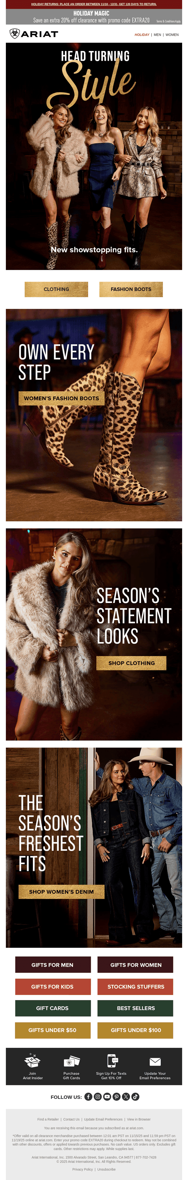 Season refresh looks just dropped!
