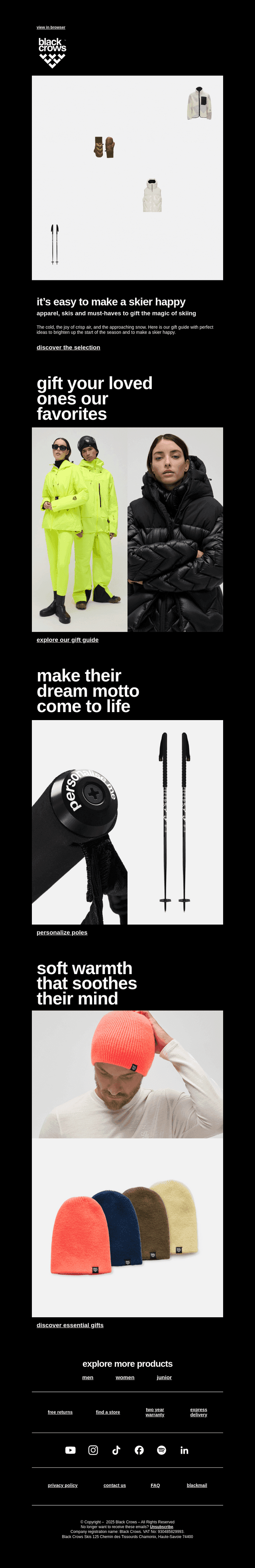 it’s easy to make a skier happy