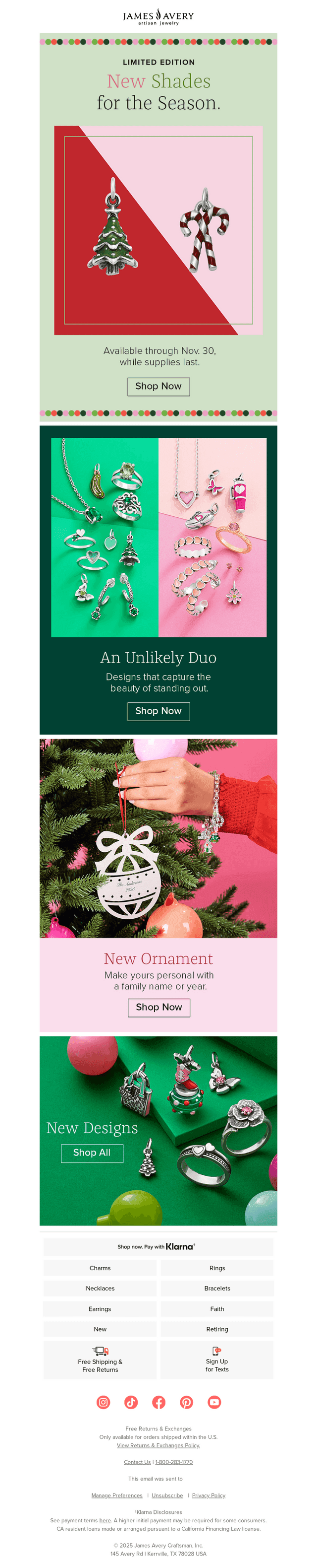 Limited Edition CHRISTMAS CHARMS