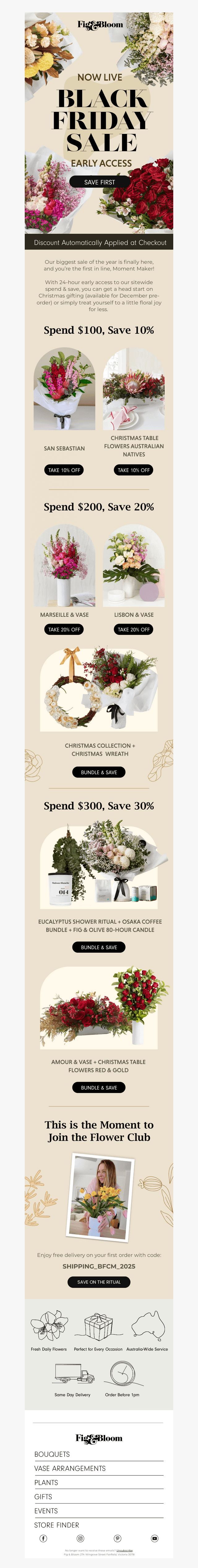 Black Friday early access starts now 🌸