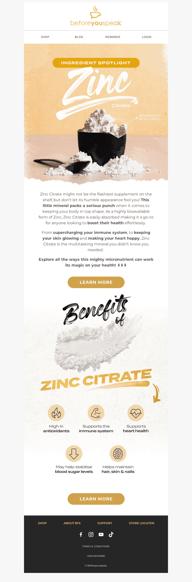 Spotlight: Zinc Citrate 🔍