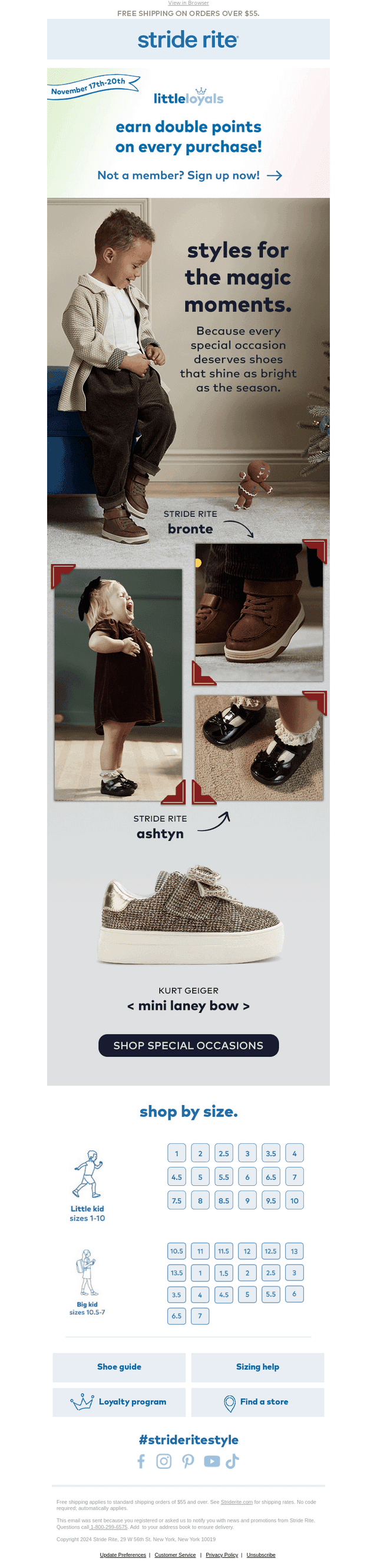 Stride Rite email from Tue, Nov 18, 2025