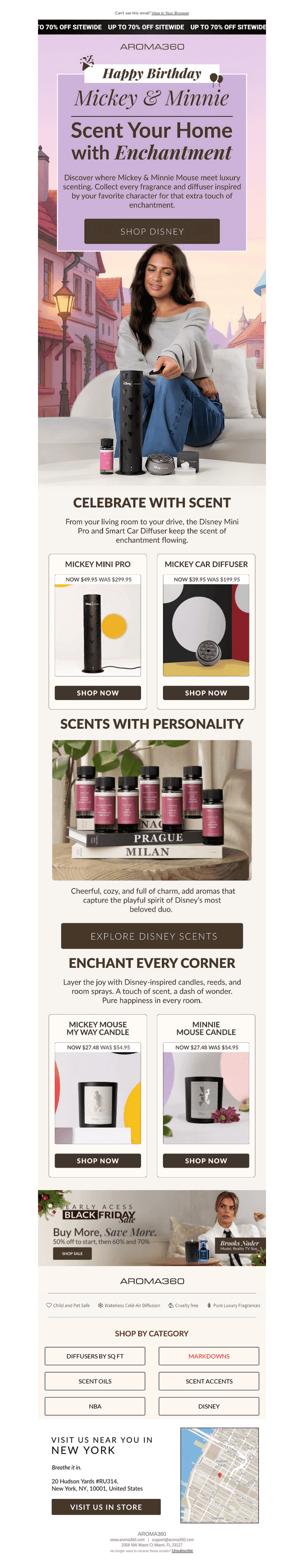 Aroma360 email from Tue, Nov 18, 2025